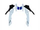 Erschwingliche BMW S1000RR Motorrad Verkleidung Kit 2015-2016 - Weiss Blau Glanzendes Schwarz