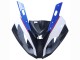 Erschwingliche BMW S1000RR Motorrad Verkleidung 2015-2016 - Weiss Blau Schwarz Carbonfaser