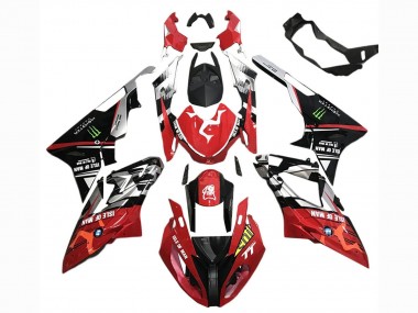 Erschwingliche BMW S1000RR Motorrad Verkleidung 2015-2016 - Silber Rot Schwarz Grun Monster Isle of Man