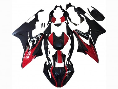 Erschwingliche BMW S1000RR Motorrad Verkleidung 2015-2016 - Rot Weiss Matt Schwarz