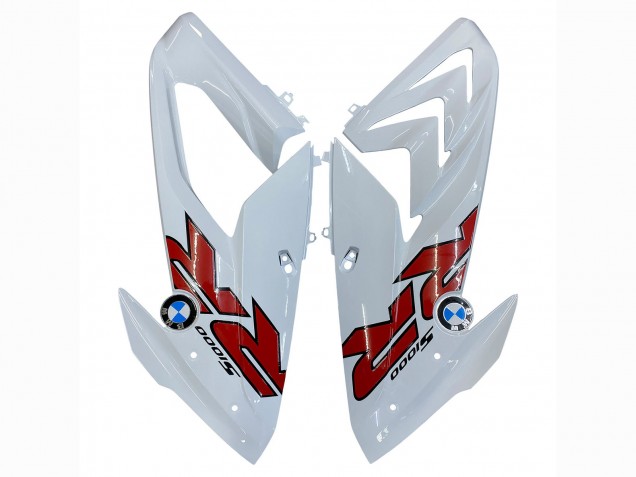 Erschwingliche BMW S1000RR Motorrad Verkleidung 2015-2016 - Weiss Schwarz Carbonfaser