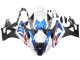 Erschwingliche BMW S1000RR Motorrad Verkleidung 2009-2014 - Weiss Blau Matt Schwarz