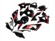 Erschwingliche BMW S1000RR Motorrad Verkleidung 2009-2014 - Rot Glanzendes Schwarz