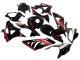 Erschwingliche BMW S1000RR Motorrad Verkleidung 2009-2014 - Rot Glanzendes Schwarz