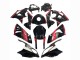 Erschwingliche BMW S1000RR Motorrad Verkleidung 2009-2014 - Rot Glanzendes Schwarz