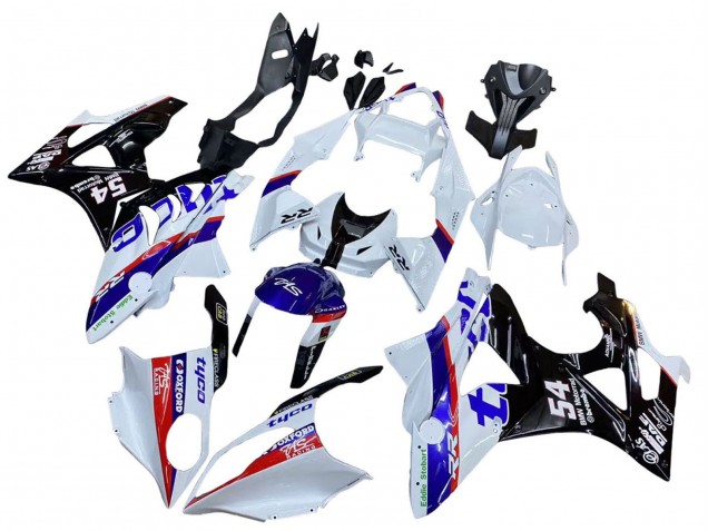 Erschwingliche BMW S1000RR Motorrad Verkleidung 2009-2014 - Weiss Rot Blau Schwarz Tyco