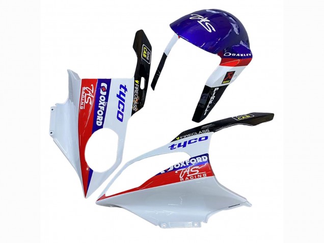 Erschwingliche BMW S1000RR Motorrad Verkleidung 2009-2014 - Weiss Rot Blau Schwarz Tyco