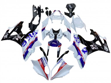 Erschwingliche BMW S1000RR Motorrad Verkleidung 2009-2014 - Weiss Rot Blau Schwarz Tyco