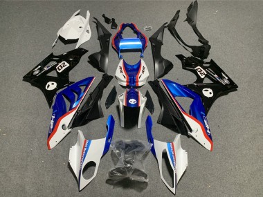Erschwingliche BMW S1000RR Motorrad Verkleidung Kit 2009-2014 - Weiss Rot Blau Glanzendes Schwarz