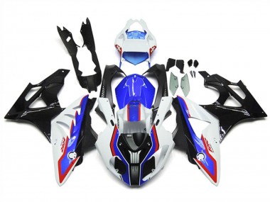 Erschwingliche BMW S1000RR Motorrad Verkleidung 2009-2014 - Weiss Rot Blau Glanzendes Schwarz Carbonfaser RR