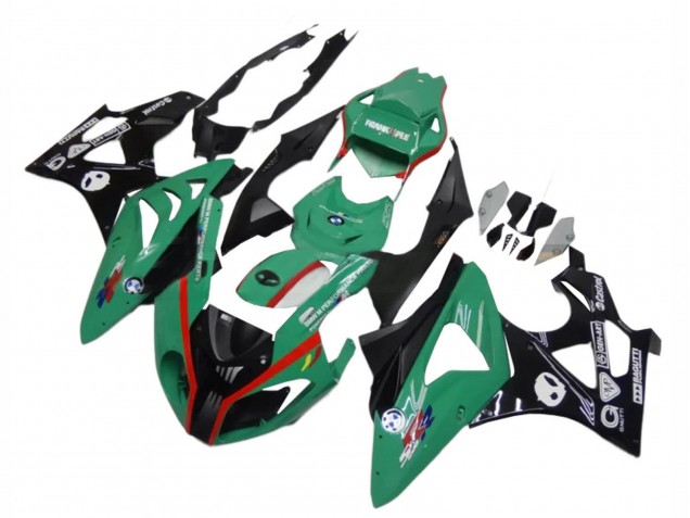 Erschwingliche BMW S1000RR Motorrad Verkleidung 2009-2014 - Grun Rot Schwarz