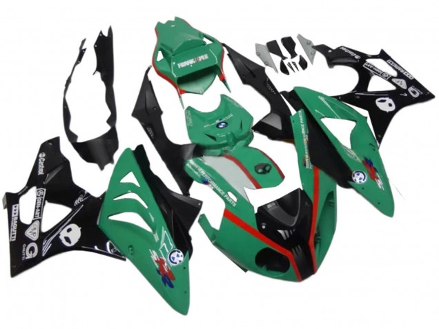 Erschwingliche BMW S1000RR Motorrad Verkleidung 2009-2014 - Grun Rot Schwarz