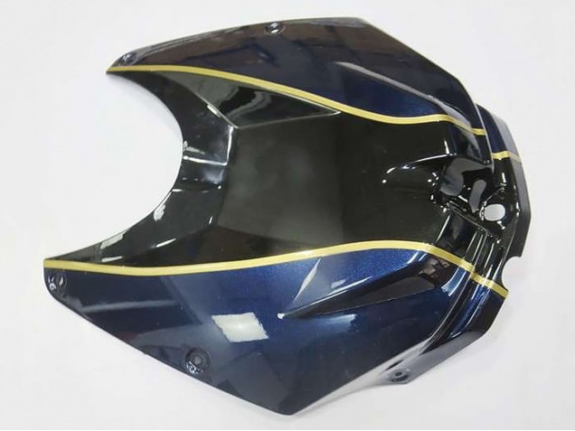 Erschwingliche BMW S1000RR Motorrad Verkleidung 2009-2014 - Silber Blau Glanzendes Schwarz