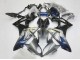 Erschwingliche BMW S1000RR Motorrad Verkleidung 2009-2014 - Silber Blau Glanzendes Schwarz