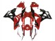 Erschwingliche BMW S1000RR Motorrad Verkleidung 2009-2014 - Rot Weiss Glanzendes Schwarz
