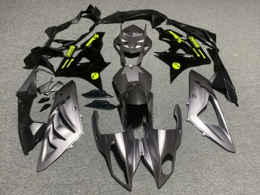 Erschwingliche BMW S1000RR Motorrad Verkleidung 2009-2014 - Silber Glanzendes Schwarz Grun
