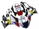 Erschwingliche BMW S1000RR Motorrad Verkleidung 2009-2014 - Weiss Rot Gelb Schwarz Castrol