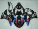 Erschwingliche BMW S1000RR Motorrad Verkleidung 2009-2014 - Blau Rot Matt Schwarz Castrol