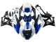 Erschwingliche BMW S1000RR Motorrad Verkleidung 2009-2014 - Weiss Blau Glanzendes Schwarz Castrol