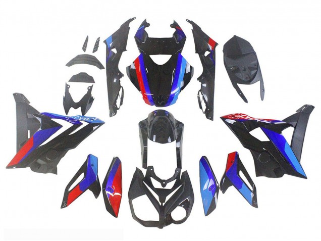 Erschwingliche BMW S1000R Motorrad Verkleidung 2014-2016 - Blau Rot Schwarz