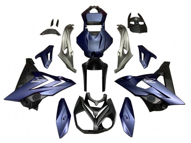 Erschwingliche BMW S1000R Motorrad Verkleidung 2014-2016 - Matt Dunkel Blau