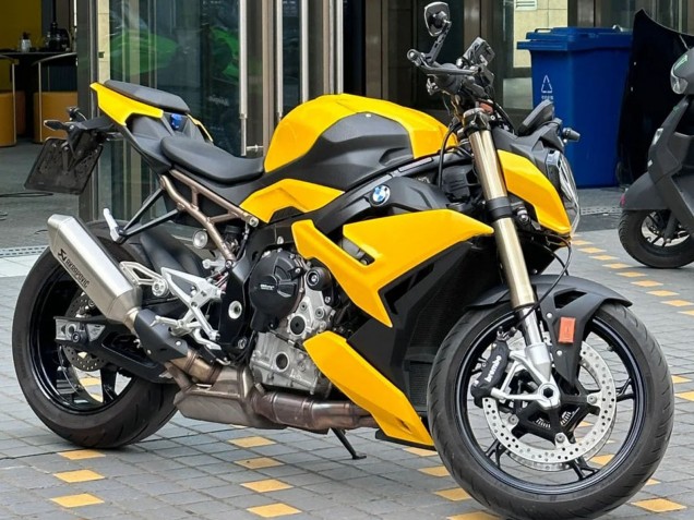 Erschwingliche BMW S1000R Motorrad Verkleidung 2021-2025 - Gelb