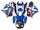 Erschwingliche BMW S1000R Motorrad Verkleidung 2014-2016 - Blau Rot