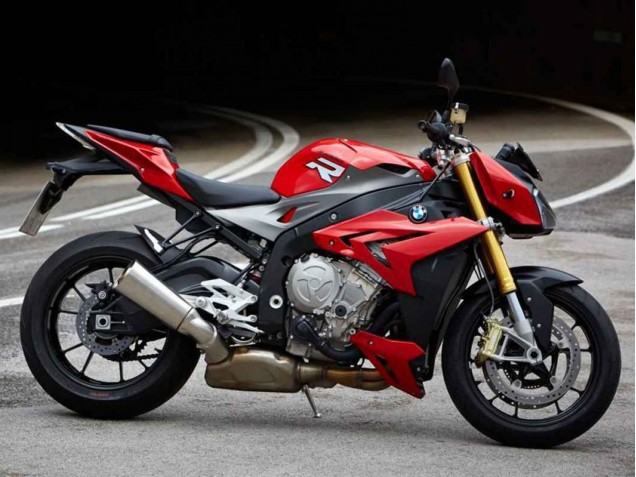 Erschwingliche BMW S1000R Motorrad Verkleidung 2014-2016 - Schwarz Rot