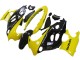 Erschwingliche Suzuki GSX600F/GSX750F Motorrad Verkleidung 2004-2006 - Glanzendes Schwarz Gelb