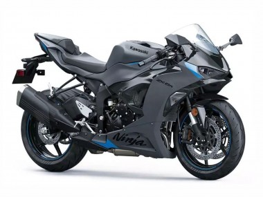 Erschwingliche Kawasaki ZX6R Motorrad Verkleidung 2023-2025 - Grau Ninja