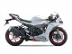 Erschwingliche Kawasaki ZX6R Motorrad Verkleidung 2023-2025 - Perl Weiss Schwarz Rot