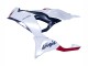 Erschwingliche Kawasaki ZX6R Motorrad Verkleidung 2023-2025 - Perl Weiss Schwarz Rot