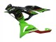 Erschwingliche Kawasaki ZX6R Motorrad Verkleidung 2023-2025 - Grun Schwarz