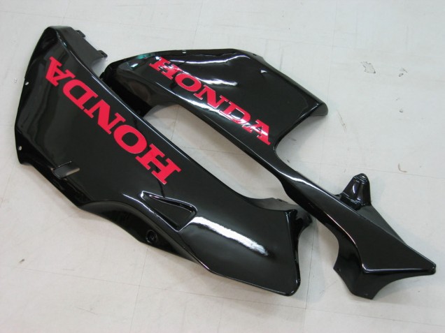Erschwingliche Honda CBR600RR Motorrad Verkleidung 2003-2004 - Glanzendes Schwarz Rot Aufkleber