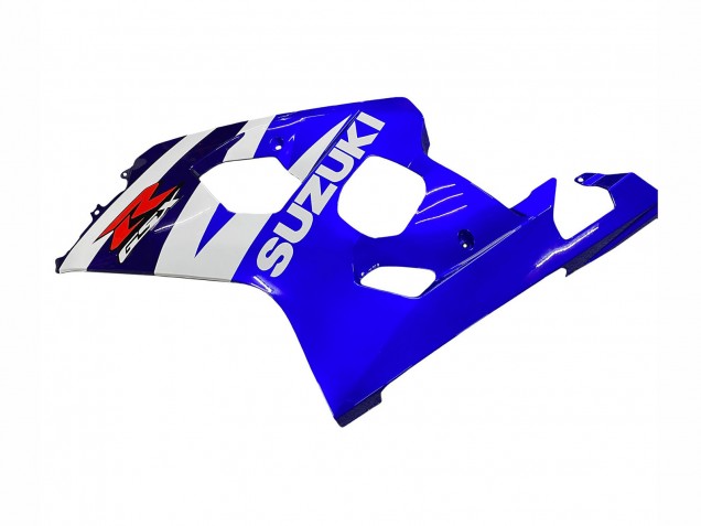 Erschwingliche Suzuki GSXR 600 / GSXR 750 Motorrad Verkleidung Kit 2004-2005 - Weiss Blau Schwarz Rot