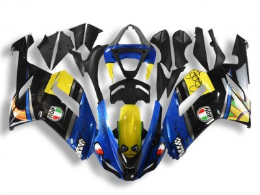 Erschwingliche Kawasaki ZX6R Motorrad Verkleidung 2007-2008 - Blau Hai