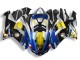 Erschwingliche Kawasaki ZX6R Motorrad Verkleidung 2007-2008 - Blau Hai