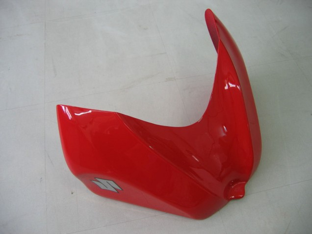 Erschwingliche Suzuki GSXR 600 / GSXR 750 Motorrad Verkleidung 2006-2007 - Weiss Rot Glanzendes Schwarz