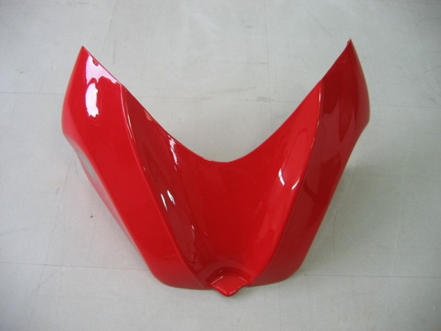 Erschwingliche Suzuki GSXR 600 / GSXR 750 Motorrad Verkleidung 2006-2007 - Weiss Rot Glanzendes Schwarz