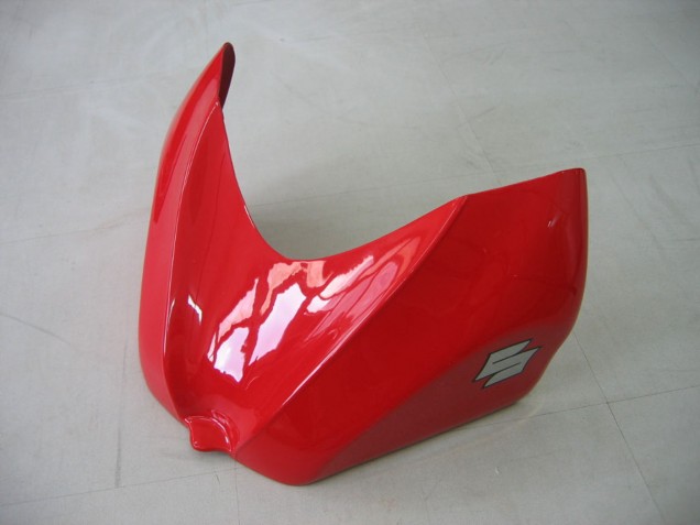 Erschwingliche Suzuki GSXR 600 / GSXR 750 Motorrad Verkleidung 2006-2007 - Weiss Rot Glanzendes Schwarz