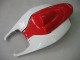 Erschwingliche Suzuki GSXR 600 / GSXR 750 Motorrad Verkleidung 2006-2007 - Weiss Rot Glanzendes Schwarz