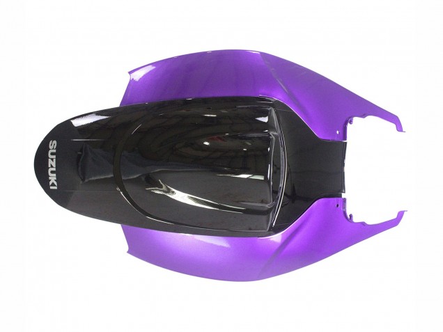 Erschwingliche Suzuki GSXR 600 / GSXR 750 Motorrad Verkleidung Kit 2006-2007 - Lila Glanzendes Schwarz