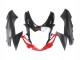 Erschwingliche Suzuki GSXR 600 / GSXR 750 Motorrad Verkleidung 2011-2024 - Schwarz Grau Rot Linie