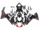 Erschwingliche Suzuki GSXR 600 / GSXR 750 Motorrad Verkleidung 2011-2024 - Schwarz Grau Rot Linie