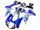 Erschwingliche Suzuki GSXR 600 / GSXR 750 Motorrad Verkleidung 2011-2024 - Blau Silber Ecstar