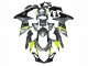 Erschwingliche Suzuki GSXR 600 / GSXR 750 Motorrad Verkleidung 2011-2024 - Silber Gelb Schwarz