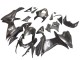 Erschwingliche Suzuki GSXR 600 / GSXR 750 Motorrad Verkleidung 2011-2024 - Matt Schwarz Glanzendes Schwarz Weiss Aufkleber