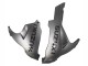 Erschwingliche Suzuki GSXR 600 / GSXR 750 Motorrad Verkleidung 2011-2024 - Matt Schwarz Glanzendes Schwarz Weiss Aufkleber