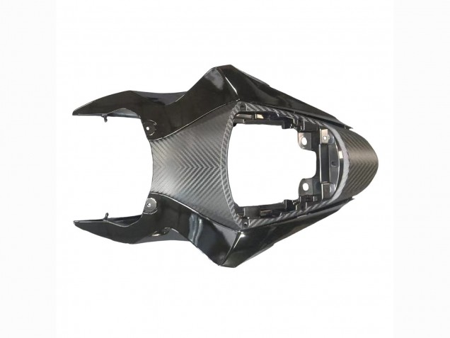 Erschwingliche Suzuki GSXR 600 / GSXR 750 Motorrad Verkleidung 2011-2024 - Matt Schwarz Glanzendes Schwarz Weiss Aufkleber