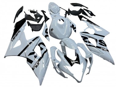 Erschwingliche Suzuki GSXR 1000 Motorrad Verkleidung 2005-2006 - Weiss Schwarz